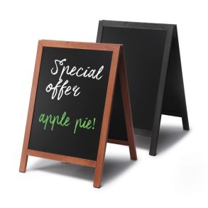 Gadeskilt i naturmaterialer