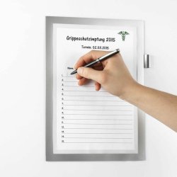 Duraframe note med slvkant